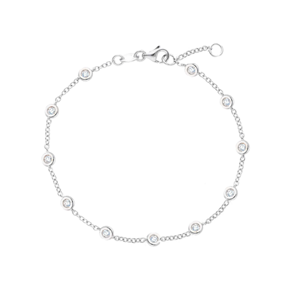 Pulsera Babila Milano Mujer in Oro blanco Diamante 0.33 Ct BBET11CB03 - BBET11CB03